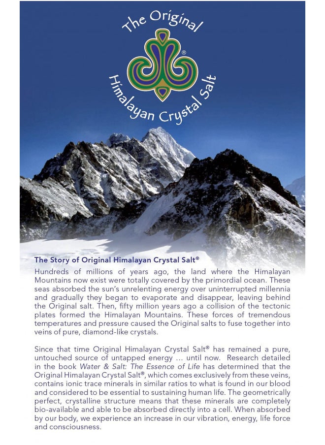 Natural Health International - Original Himalayan Crystal Salt Stones for Sole 2.2lb (1kg) - Increase Hydration, Energy, Vibration, Cellular Communication and Replenish Electrolytes with 84 Trace Minerals - Image 1