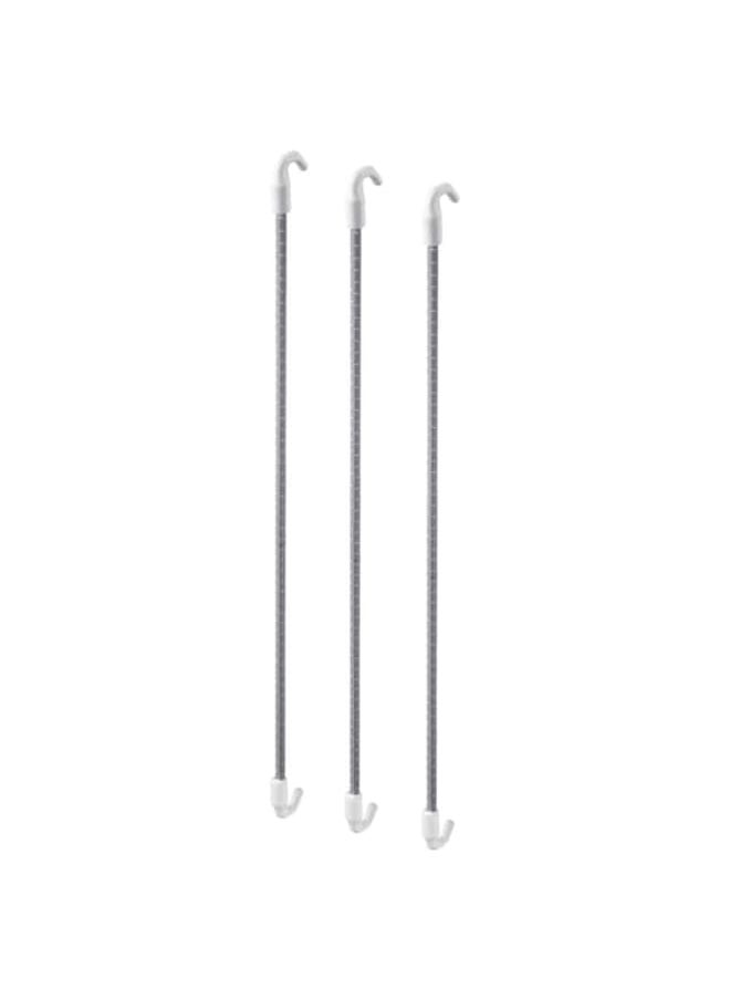 Skadis - 3 Pack Elastic Cord, Grey - Image 1