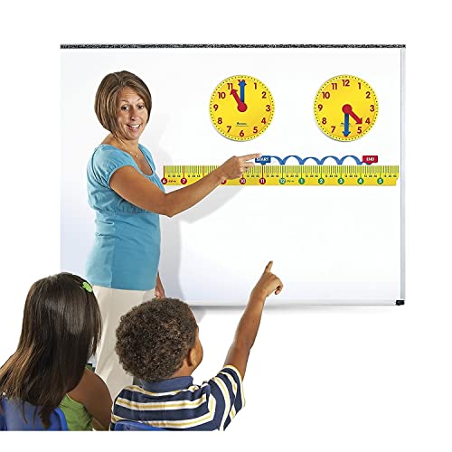Learning Resources Magnetic Elapsed Time Set, Telling Time, Clock for Kids, Classroom Supplies, Set of 2 - Image 3