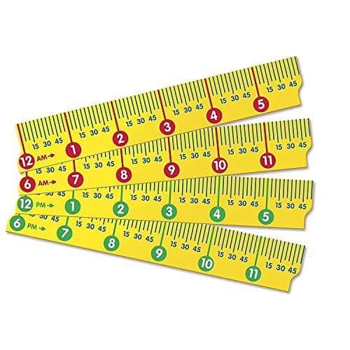 Learning Resources Magnetic Elapsed Time Set, Telling Time, Clock for Kids, Classroom Supplies, Set of 2 - Image 2