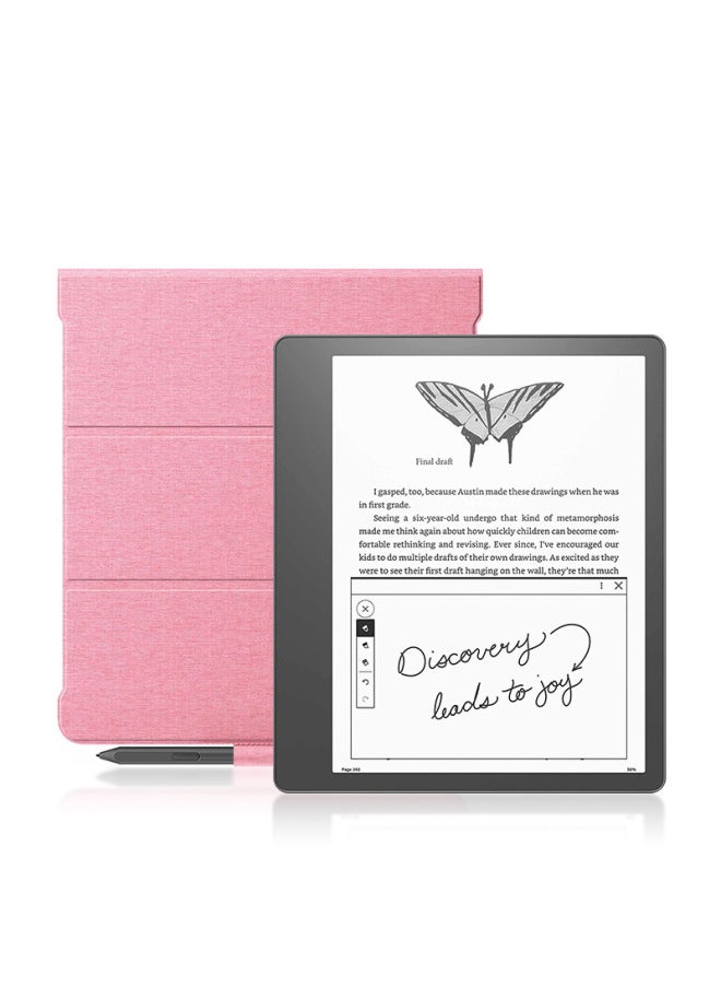 10.2-inch Kindle Scribe E-book Protective Case Leather Cover Reader Protective Shell-Color:Black-Applicable Model:Kindle Scribe 10.2 Inch