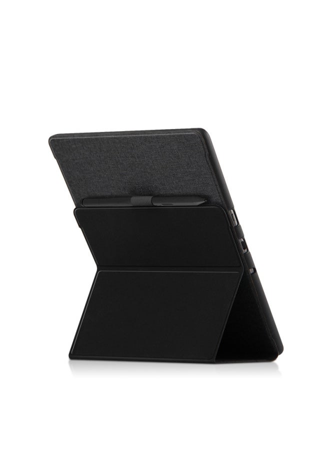 10.2-inch Kindle Scribe E-book Protective Case Leather Cover Reader Protective Shell-Color:Black-Applicable Model:Kindle Scribe 10.2 Inch