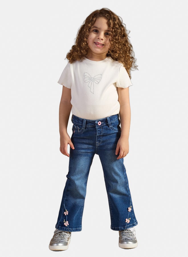 AMB Kidswear Baby Girls Chalston Jeans - Image 1