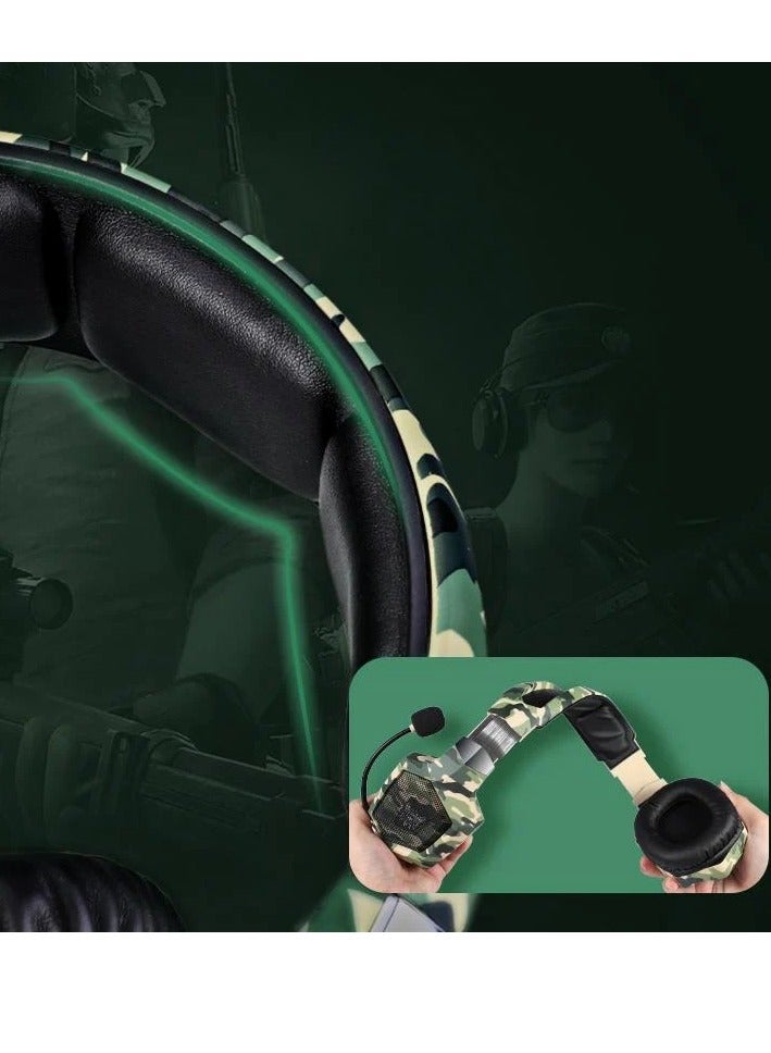 ONIKUMA K8 Gaming Headset Wired Stereo Headphones Noise-Canceling With Mic LED Lights Earphone - Image 5