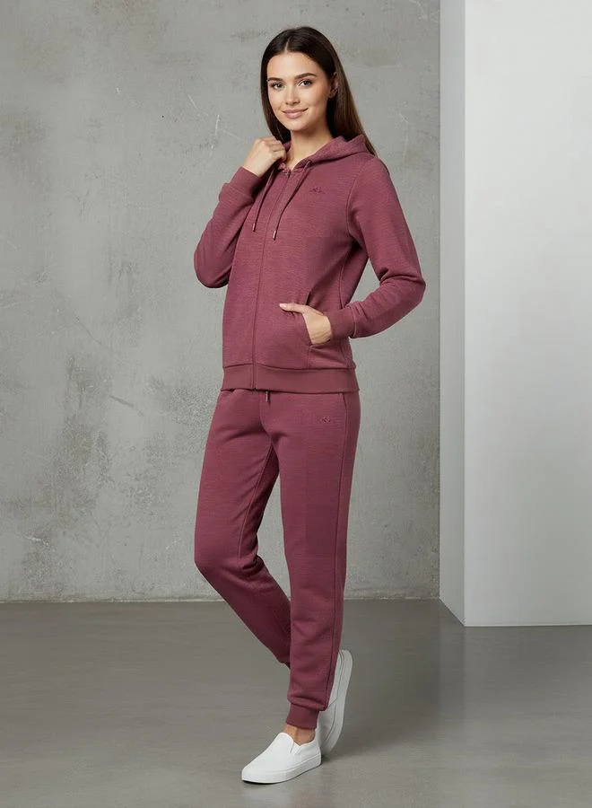 كابا Kappa Women Zip Closure Hooded Sweatshirt