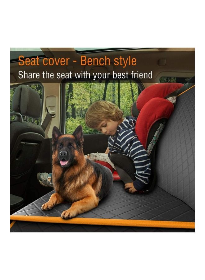 NIBEMINENT Car Back-Seat Protection Cover Black - Image 3