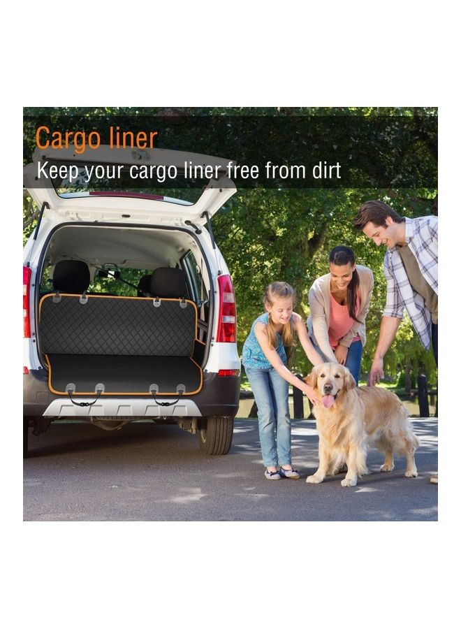 NIBEMINENT Car Back-Seat Protection Cover Black - Image 4