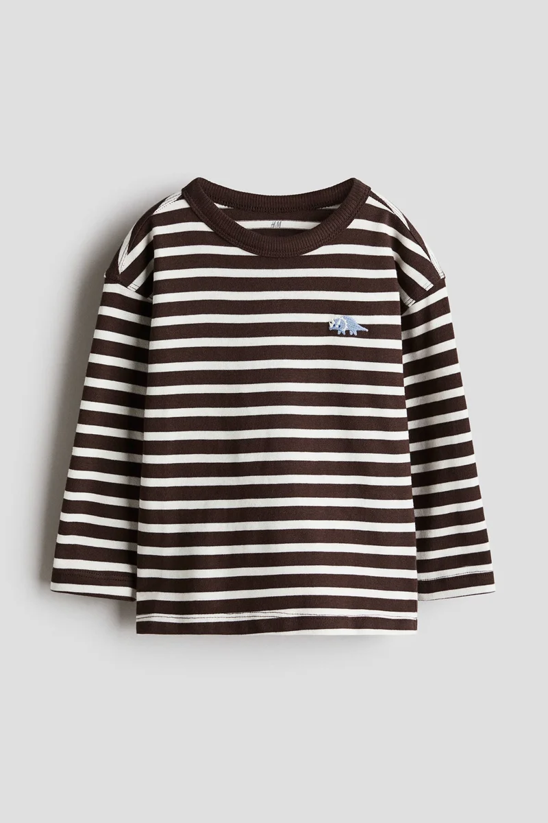 H&M Long-sleeved cotton T-shirt