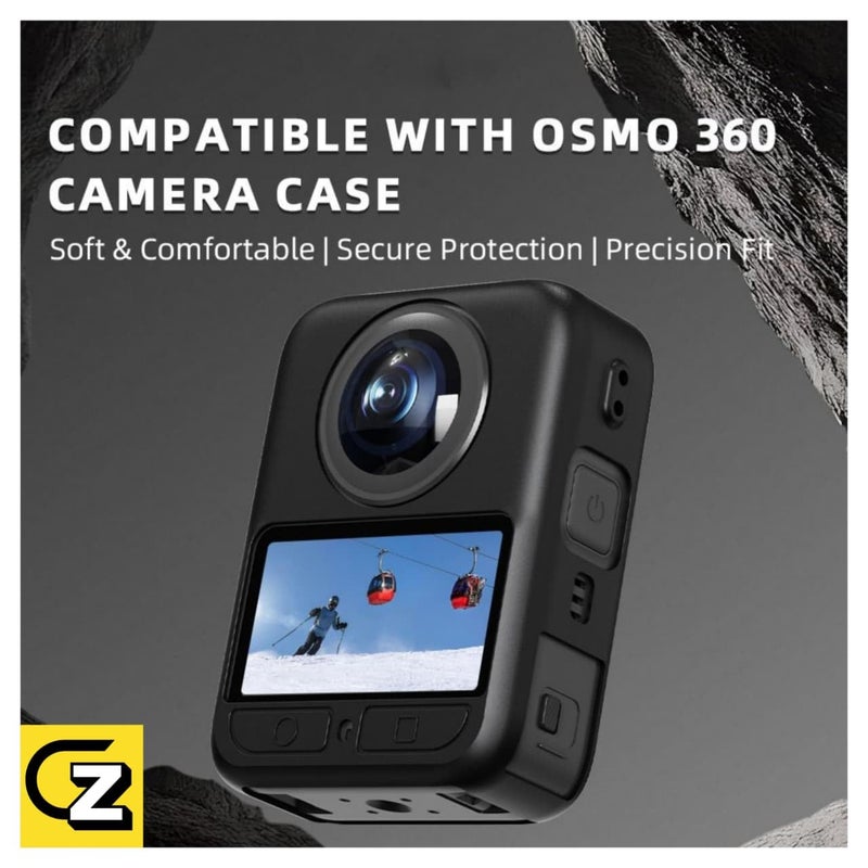 GetZget ® Silicone Cover Compatible with DJI Osmo 360 Camera Cover with Lens Cap Scratch Protector Accessories - Image 4