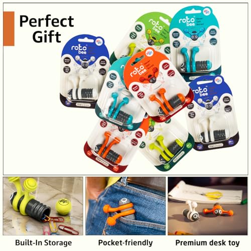 GIRGIT TOYS Rotobee | Fidget Spinner & Skill Toy | Stress, Anxiety Relief | For Kids, Adults | Sensory | ADHD & Autism | Boost Focus | Multi-Trick Spinner | Office & Desk Toy | Gift | Pack Of 2 - Image 3