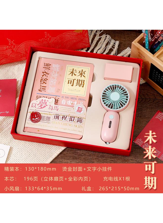 Bluejw Future Handbook Gift Box Suit Color Page Illustration Notebook Cute Girl's Heart Retro Style Notepad - Image 1