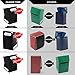 Quiver Time 100 Standard Trading Card Deck Blocks Fits MTG Deck Other TCG Cards Set of 5 Commander Deck Box with 2 DividersCard Deck Box White Black Blue Red Green - Image 3