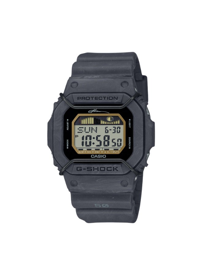كاسيو ساعة كاسيو جي-شوك GLX-5600-1DR جي لايد رقمية للبحر رسم بياني للمد والجزر بيانات القمر مقاومة للصدمات مقاومة ماء 200 متر اضاءة خلفية LED توقيت عالمي ستوب ووتش مؤقت عد تنازلي منبهات تقويم تلقائي - Image 1