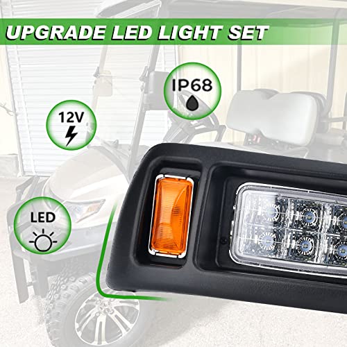 Lochnchn LED Headlight Tail Light Kit Compatible with Club Car DS Golf Carts 1993-UP 12V Street Legal Light Kit with Turn Signal Wire Harness Compatible with Club Car DS for Gas and Electric - Image 5
