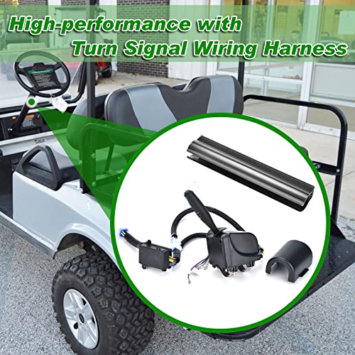 Lochnchn LED Headlight Tail Light Kit Compatible with Club Car DS Golf Carts 1993-UP 12V Street Legal Light Kit with Turn Signal Wire Harness Compatible with Club Car DS for Gas and Electric - Image 4
