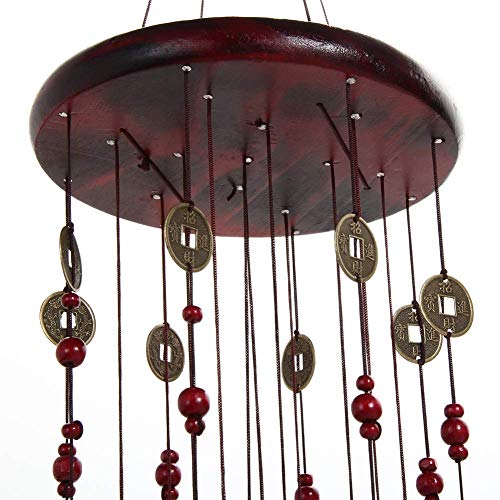 Trusmile Feng Shui Wind Chime for Bedroom Brass Bell Wind Chimes for Bedroom Home Positive Energy Balcony Bedroom (Brass 13 Bell) - Image 2
