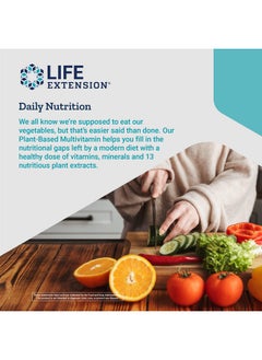 Life Extension Plantbased Multivitamin Plant Derived Vitamins And Minerals Supplement For General Health Nutrients From Fruits & Veggies Glutenfree Nongmo Vegetarian 90 Capsules  - Image 5
