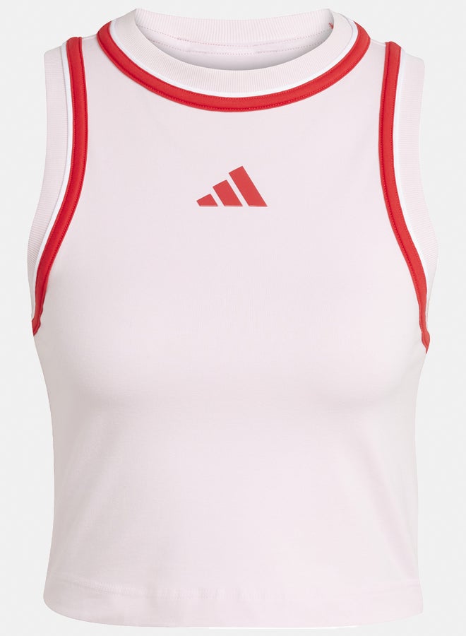 Adidas essentials color pop cotton cropped women's tank top  - Image 2