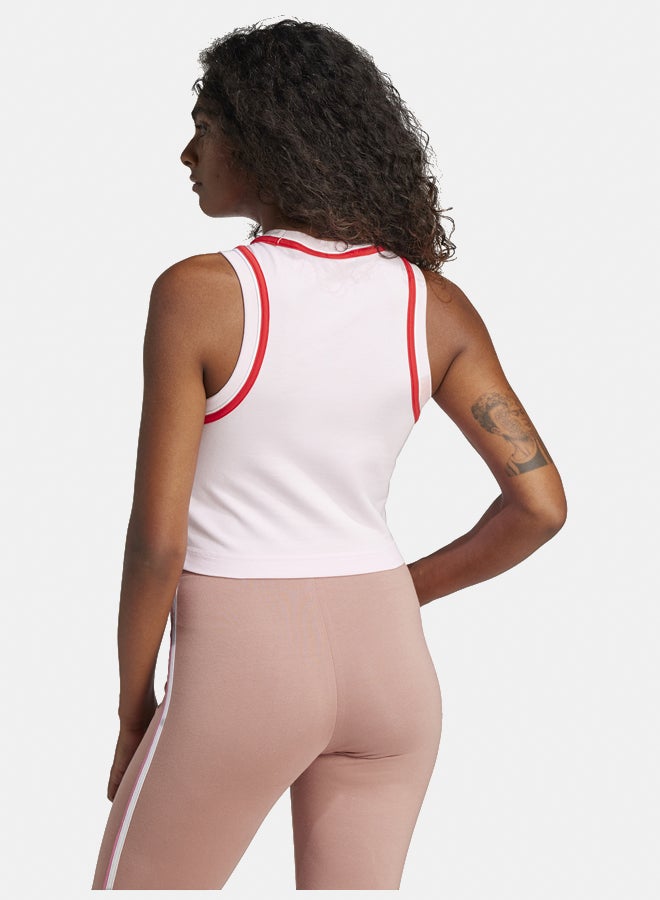 Adidas essentials color pop cotton cropped women's tank top  - Image 4