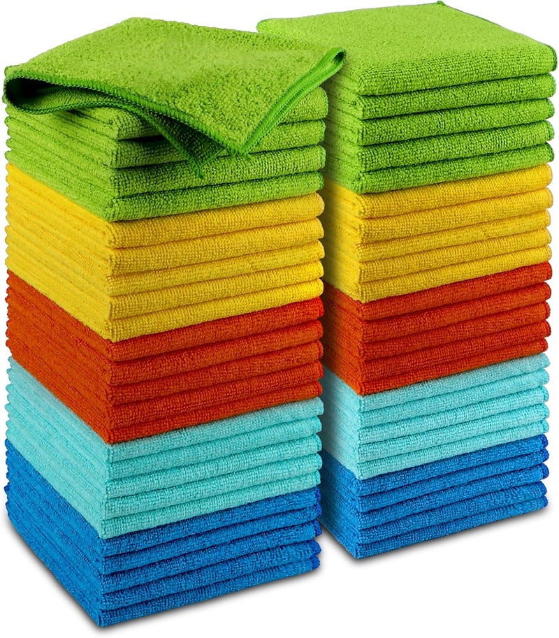AIDEA Microfiber Cleaning Cloths - Pack of 24 - Image 1