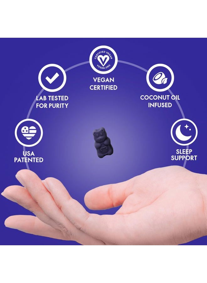 SugarbearPRO حلوى النوم 1 شهر إمداد، ميلاتونين قوي 6 ملغ، للرجال والنساء، فيتامين ب6 نباتي، إل-ثيانين، 5 إتش تي بي، فاليريان، مساعد نوم للبالغين والمراهقين، معتمد كوشير 35 حلوى - Image 2