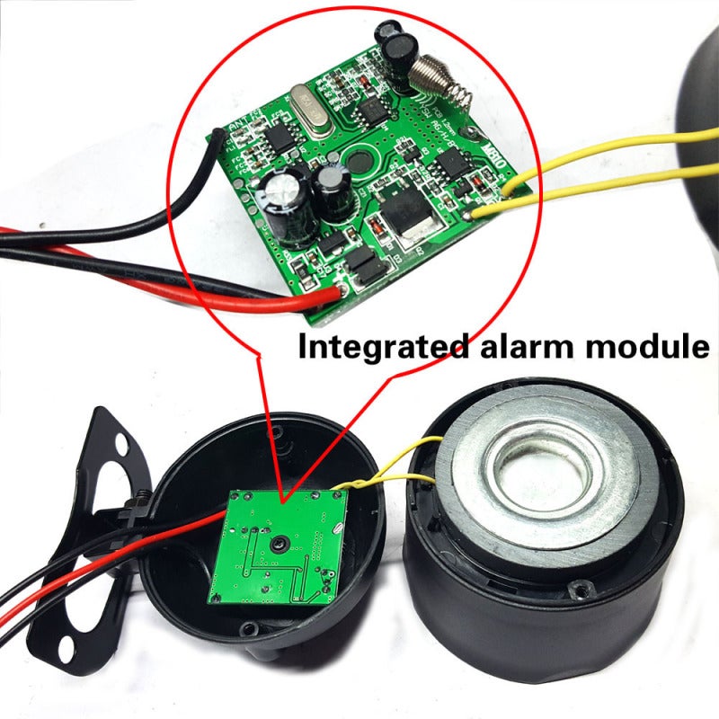 12V Universal Car Alarm: 125DB Loudness, Non-Destructive Easy Installation - 7-Level Adjustable Sensitivity, 2 Remote Controllers for 12V Cars, SUVs, Electric Vehicles - Image 3