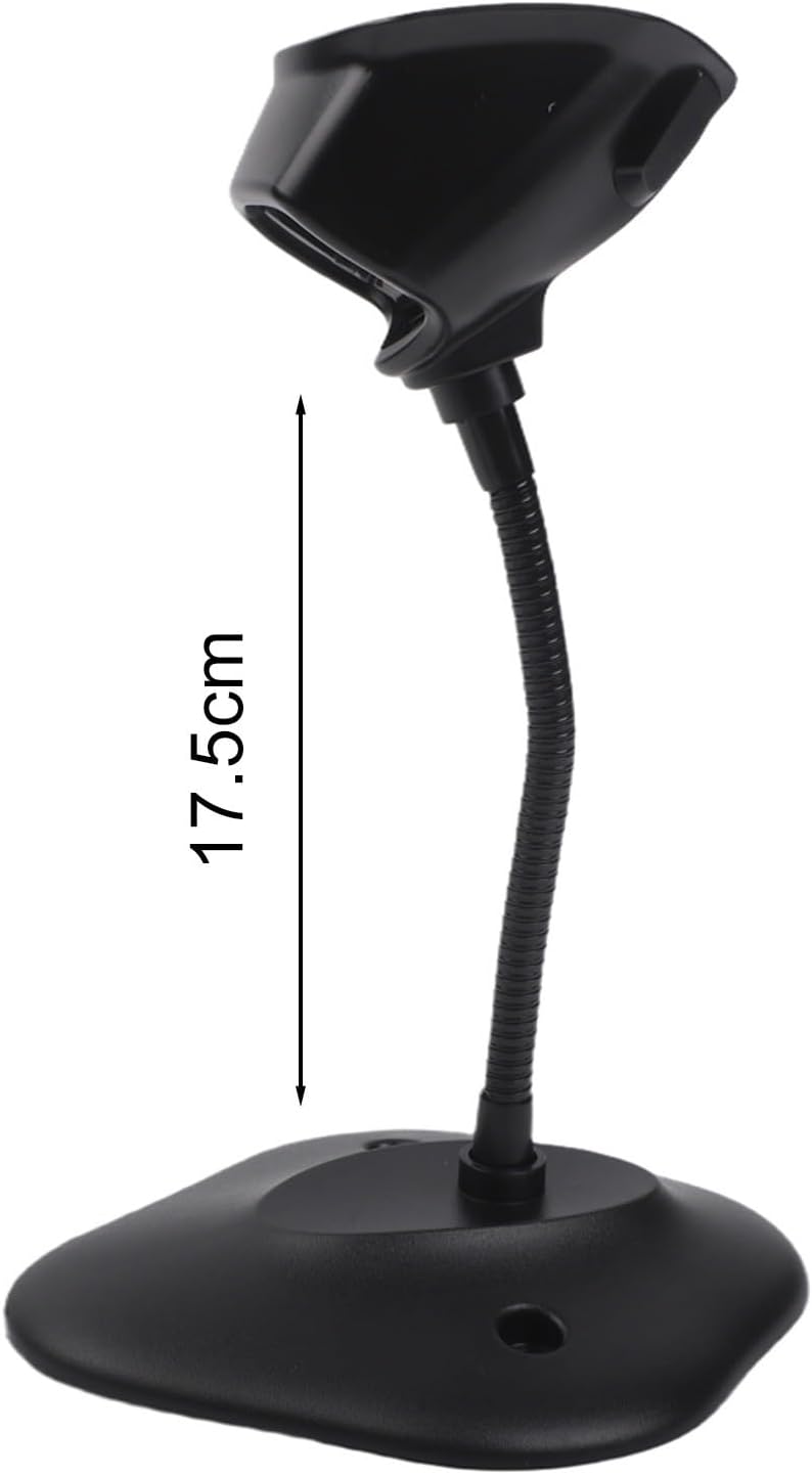 حامل ماسح الباركود 20-71043-04R مع قاعدة مرنة على شكل عنق الإوزة ومرجحة لماسحات Symbol DS4308-DL/DS4308-HC/DS4308-HD/DS4308-HL/DS4308-SR سلسلة مسح تلقائي بدون استخدام اليدين للخروج والمستودع - Image 5