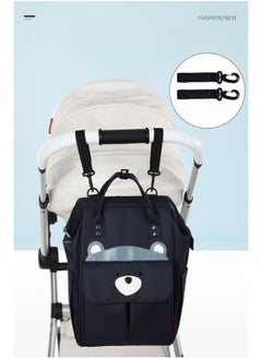 insular insular Diaper Bag Backpack, Multi-Function Travel Back Pack, Waterproof Changing Bag for Mom Girls, Large Capacity Baby Bag with Stroller Straps  - Image 3