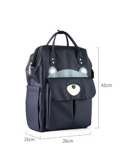 insular insular Diaper Bag Backpack, Multi-Function Travel Back Pack, Waterproof Changing Bag for Mom Girls, Large Capacity Baby Bag with Stroller Straps  - Image 4