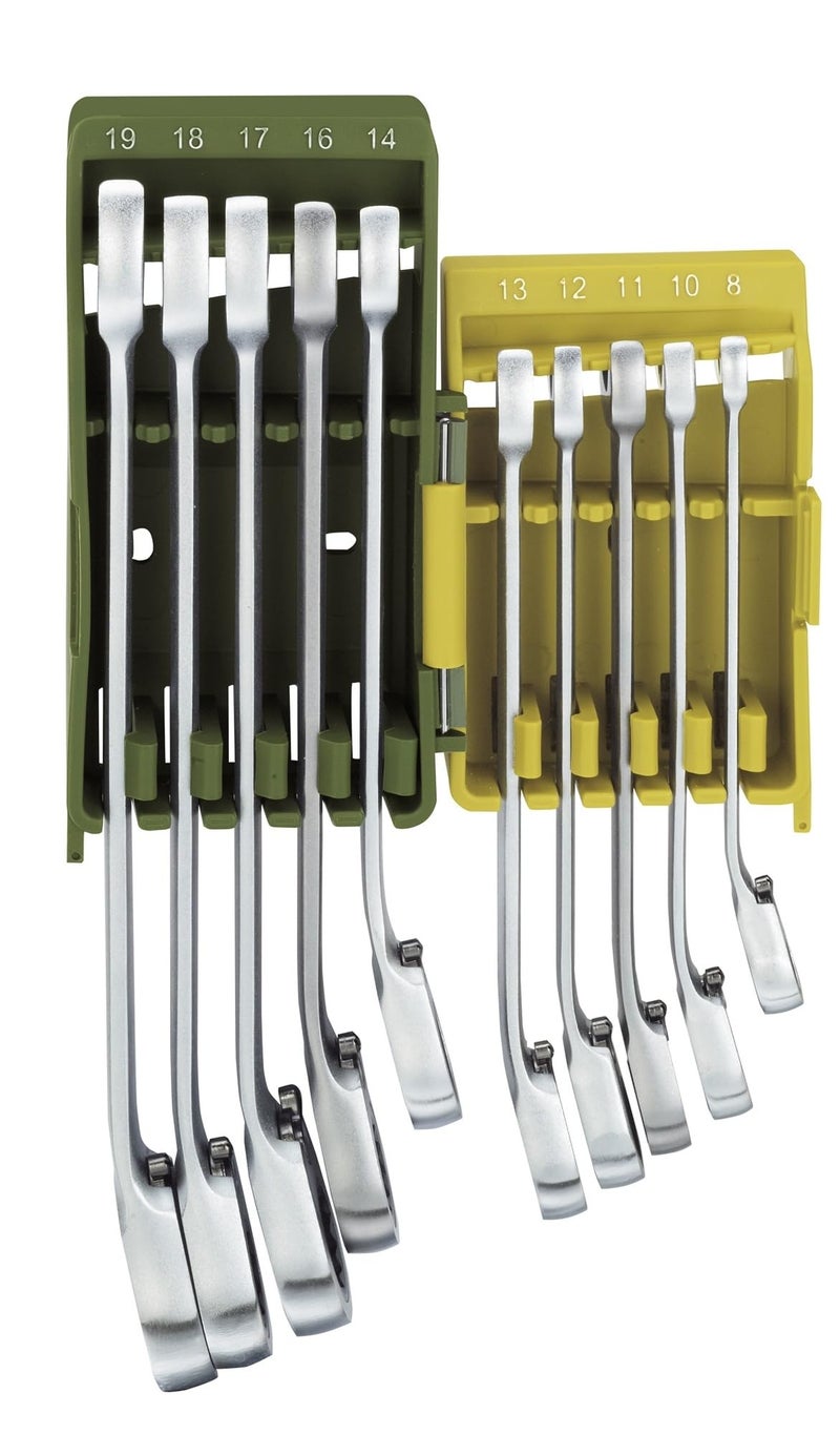 Proxxon 23126 Ratchet Spanner Set (Ratchet and Ratchet) 8-19 mm Extra Long Design - Time-Saving Working - Image 2