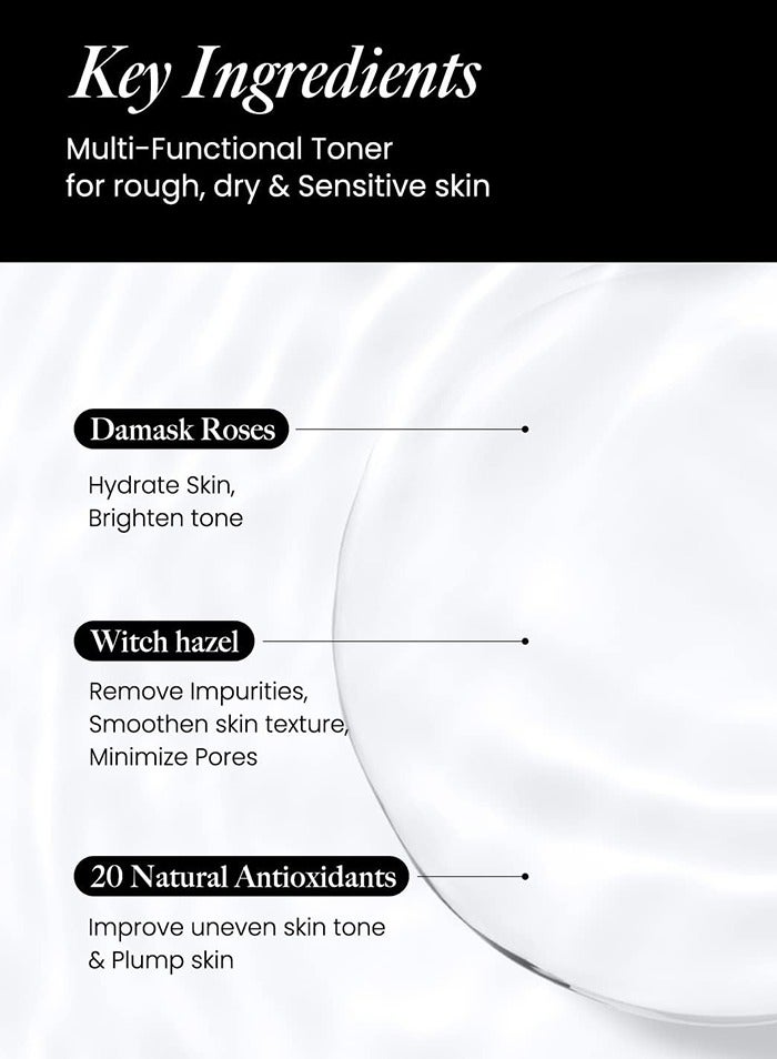 SON&PARK Beauty Water 60ml | Multi-Toner | Oil Control | Hydrating | Korean Skincare | Daily Cleansing Water | Exfoliating Toner | Skin Booster | Damask Rose Water | Witch Hazel Water | Lavender Oil | - Image 5