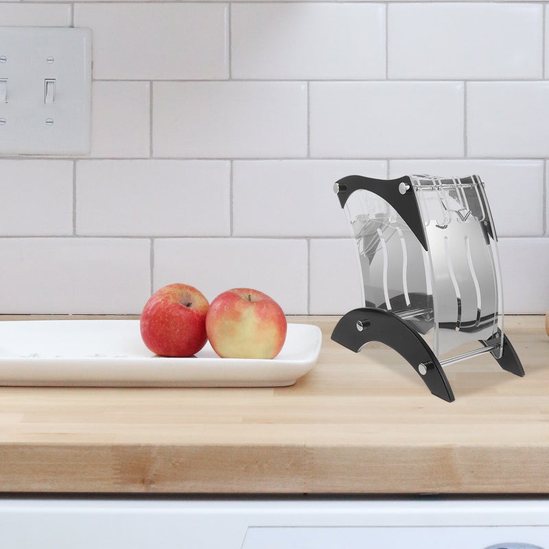 🍳 حامل سكاكين مطبخ أسود بأكريليك قابل للتنفس متعدد الاستخدامات - Image 3