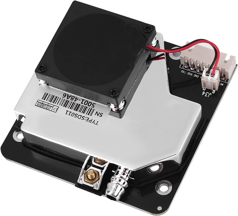 LiebeWH SDS011 Dust Sensor PM2.5 PM10 Air Particle Concentration Detection Module Accurate Reliable with Builtin Fan for Air Quality Monitoring - Image 2
