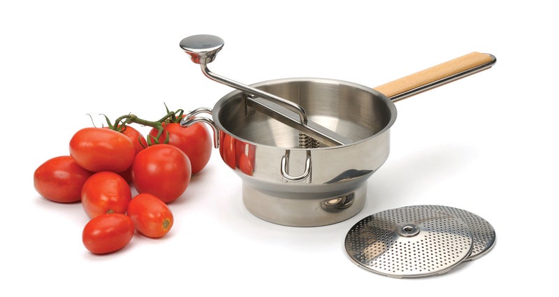 RSVP International Endurance Kitchen Tool Collection Stainless Steel Food Mill, 7.75" Diameter - Image 2