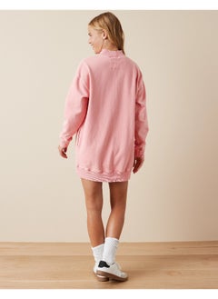 American Eagle Mock Neck Fleece Mini Dress  - Image 2