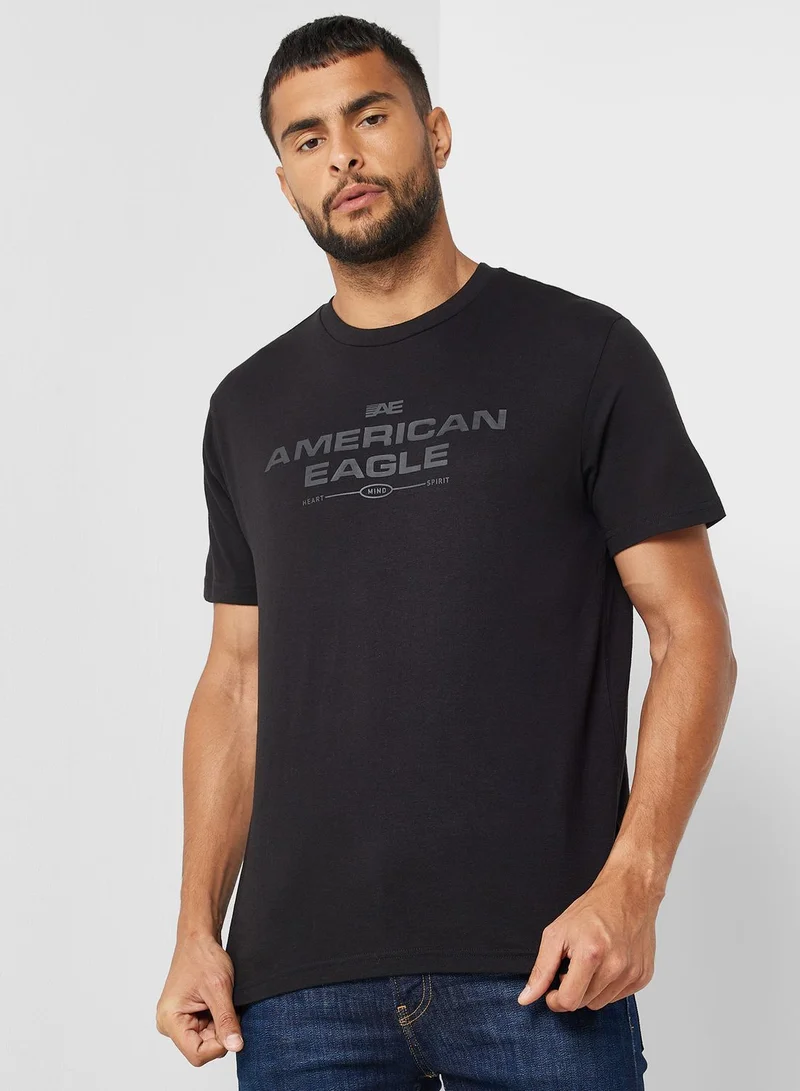 American Eagle Graphic Crew Neck T-Shirt