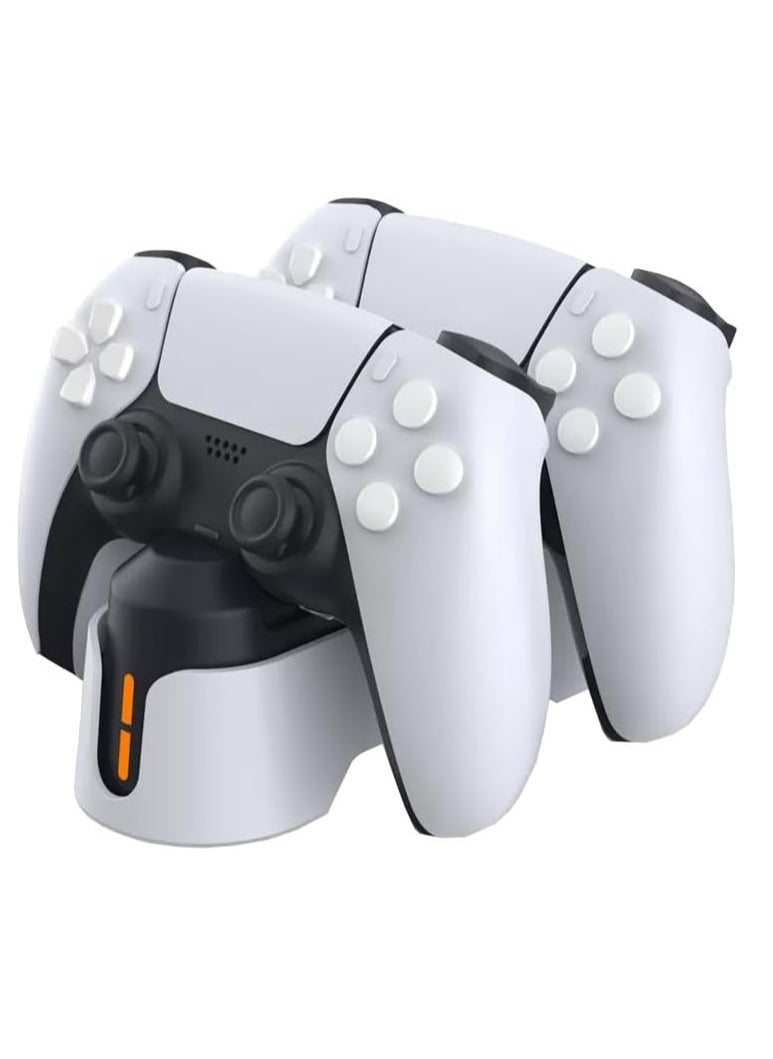 DOBE - Dobe - LED Controller Charging Station for PS5 | Edge Controller (TP5-1501S) - Black & White - Image 1