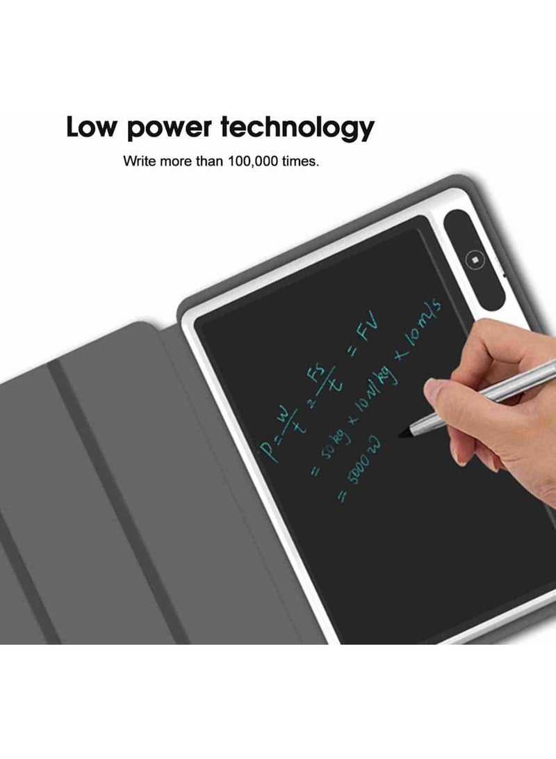 10 بوصة LCD الكتابة اللوحية ، لوحة الرسم الإلكترونية لوحة الرسومات اللوحية مع حالة الجلد الزائف لوحة الكتابة اليدوية أداة الرسم للمدرسة المنزلية مكتب الملاحظات اليومية - Image 2