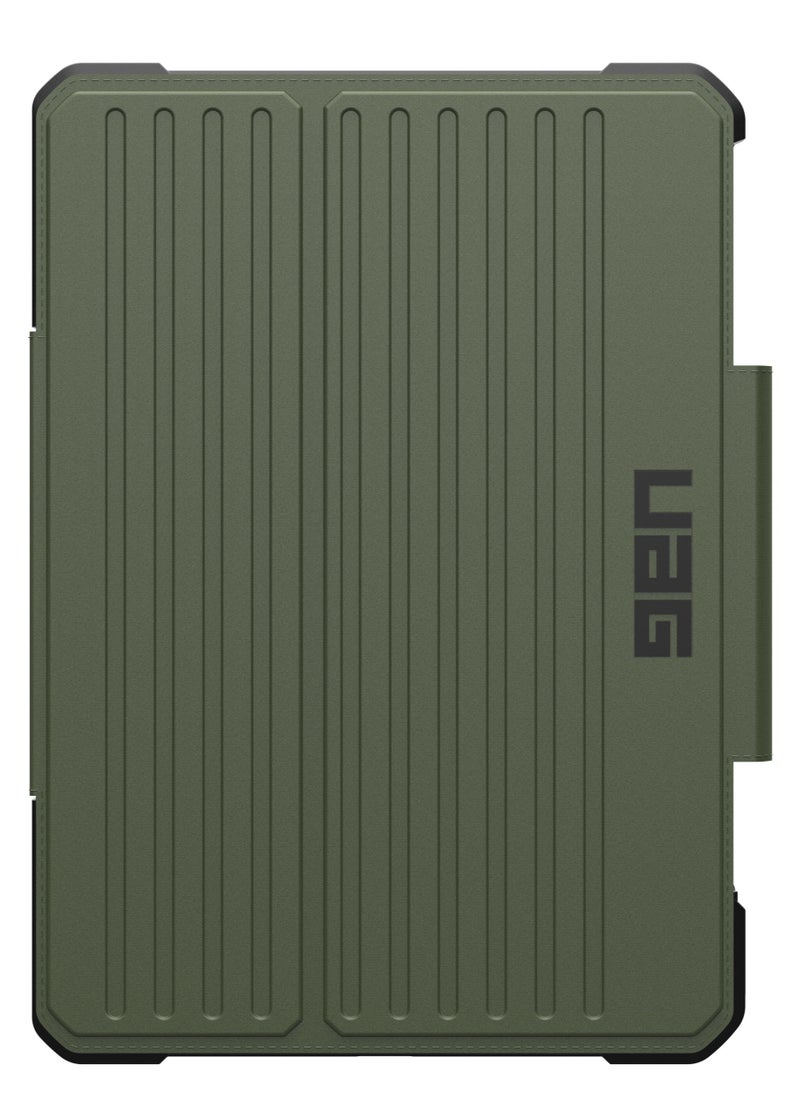 Urban Armor Gear - UAG Metropolis SE for iPad Pro 11 inch Case Cover (2024) M4 with Pencil Holder and Adjustable Multi-Angle Viewing Stand - Olive - Image 1