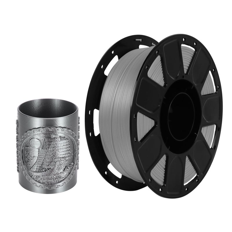 Creality Ender 3D Printer PLA Filament 1.75mm 1kg/2.2lbs Filament Dimensional Accuracy +/- 0.02 mm, Grey - Image 2
