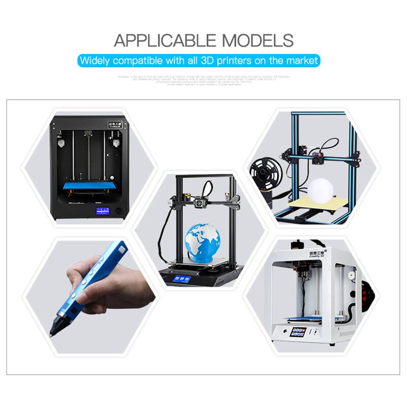 Creality Ender 3D Printer PLA Filament 1.75mm 1kg/2.2lbs Filament Dimensional Accuracy +/- 0.02 mm, Grey - Image 3