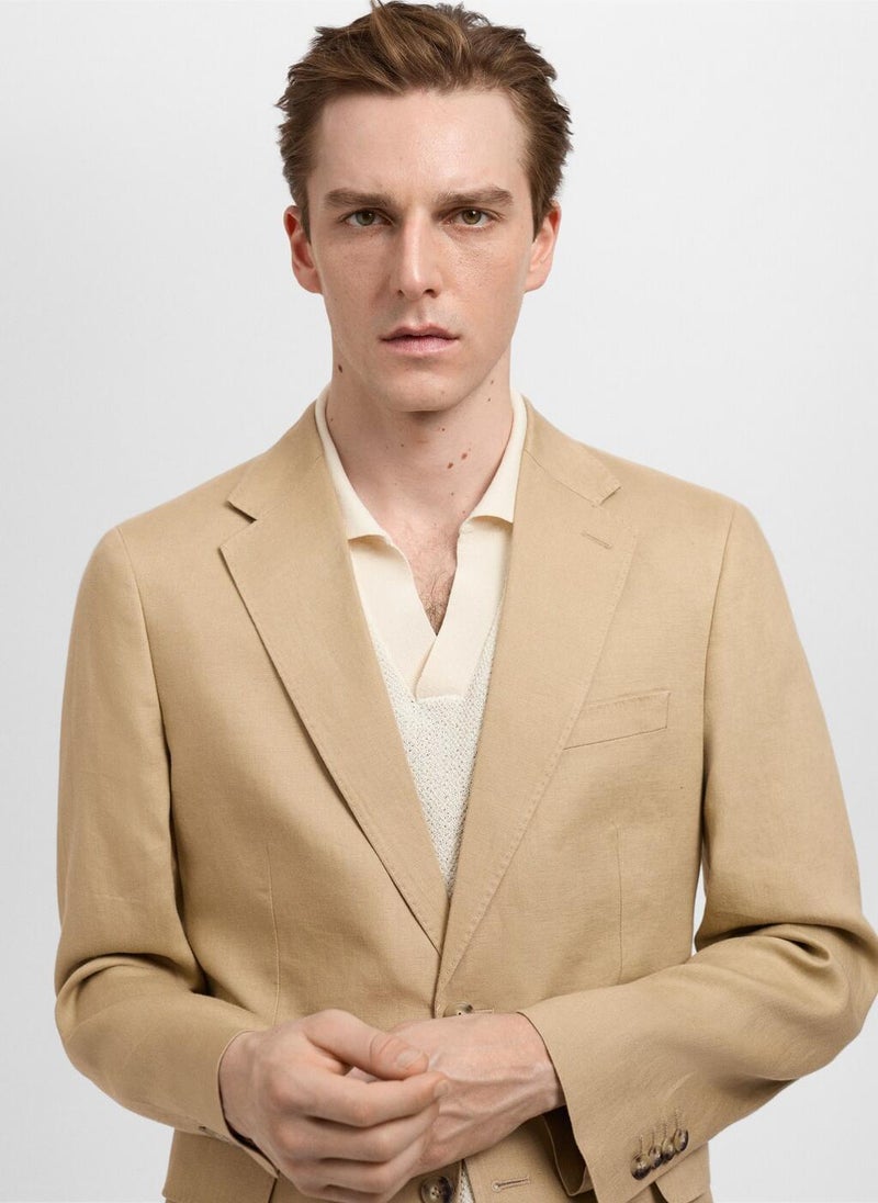 Mango Man Amalfi Slim Fit Suit Jacket  - Image 4