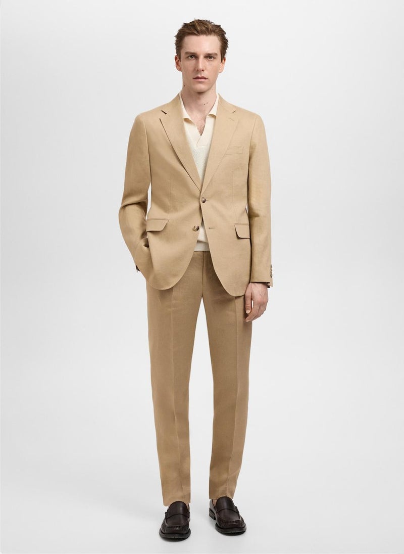Mango Man Amalfi Slim Fit Suit Jacket  - Image 5