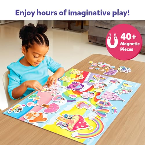 Skillmatics Magnetopia - Princess & Unicorn Land, Magnetic Playset for Kids, 40+ Reusable Magnets, Creative Thinking Toy, Preschool Learning Game, Gift for Girls & Toddlers Ages 3, 4, 5, 6, 7 - Image 4