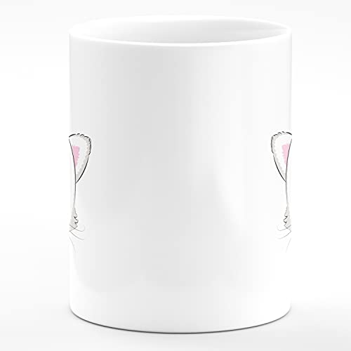CHHAAP Cat 3D Design Hd Printed Microwave Safe Ceramic Coffee Mug Suitable Gift for Friend | Brother | Sister | Boyfriend | Girlfriend | Boys | Girls | Kids | Cousin (350 ml, White) - Image 2