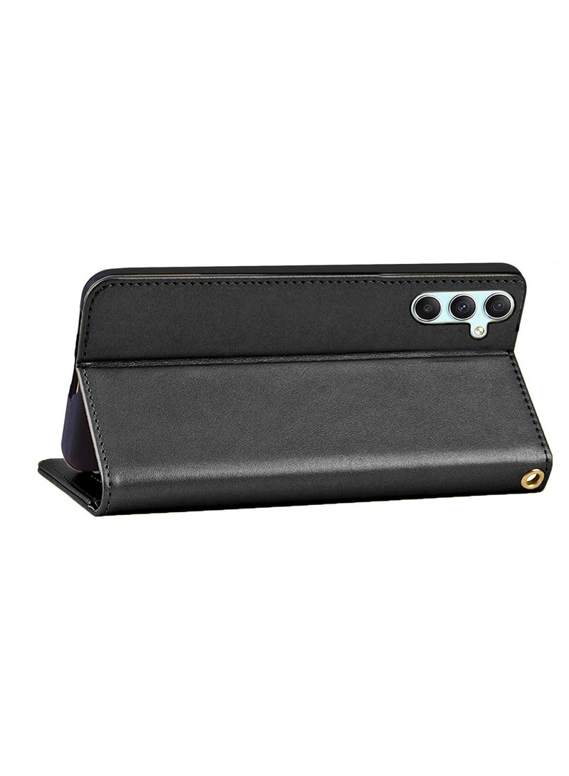 Lishen PU Leather Kick Stand Case Cover For Samsung Galaxy S24 5G 2024 Black - Image 4