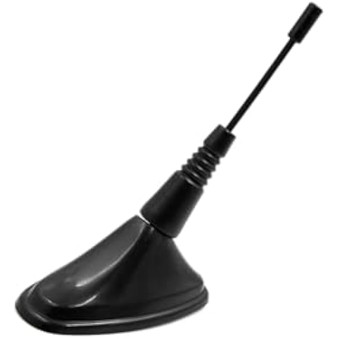 rayihni Black Universal Self Adhesive Base Decorative Antenna Dummy Aerial Waterproof Replacement for SUV Car Vehicle Car Parts - Image 2