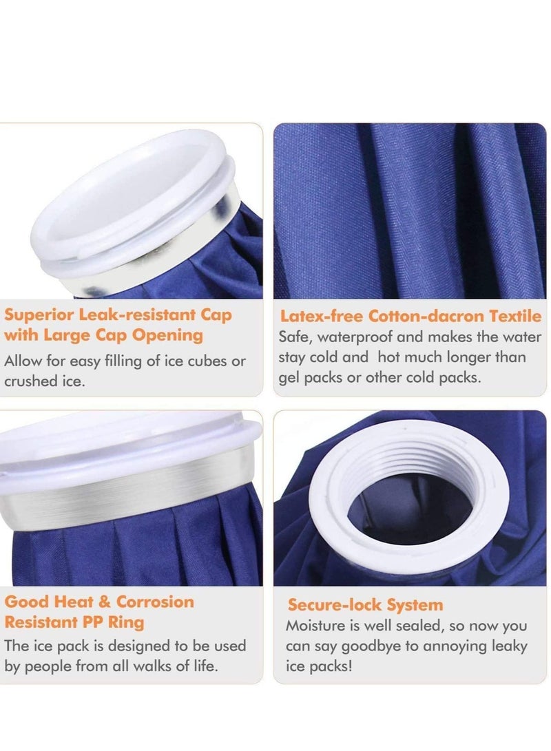 Y&D Ice Bag Packs for Injuries, Hot Cold Therapy, Teeth Pain Pack, Headaches Bag, Menstrual Water Backs Fast Release Reusable 3 Sizes(6"/ 9"/ 11") Pack  - Image 5