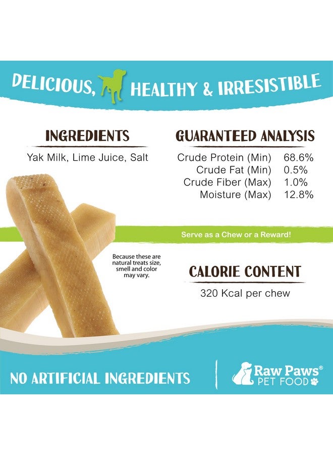 Raw Paws Himalayan Yak Chews for Dogs, Large (4 Pack) - Packed in USA - Tibetan Yak Cheese Dog Chews for Medium to Large Breeds - Hard Milk Dog Chew Bones - Single Ingredient - Long Lasting - Image 4