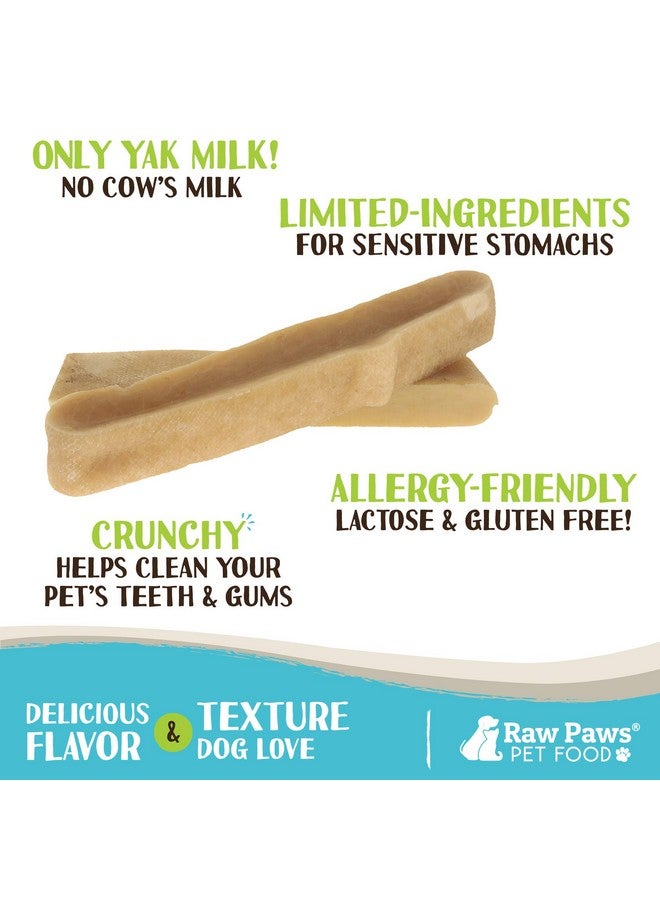 Raw Paws Himalayan Yak Chews for Dogs, Large (4 Pack) - Packed in USA - Tibetan Yak Cheese Dog Chews for Medium to Large Breeds - Hard Milk Dog Chew Bones - Single Ingredient - Long Lasting - Image 2